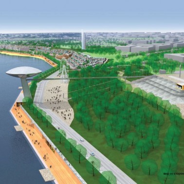 Строительство Сити-парка на Яченском водохранилище